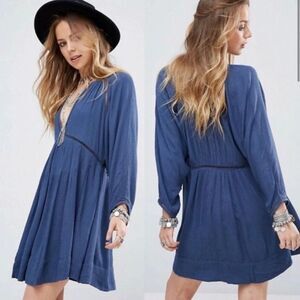 Free People Go Lightly Swing Dress — Small